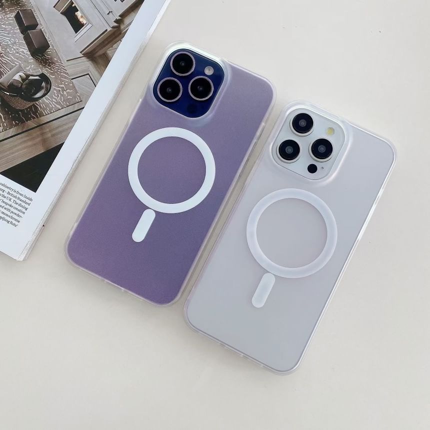 Rockit - Mat magnetisch (compatibel met MagSafe) telefoonhoesje - iPhone 16 Pro Max / 16 Pro / 16 Plus / 16