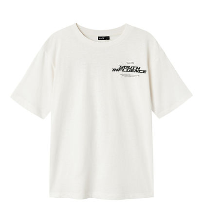 LMDT T-Shirt - NlmKouth - White Alyssum/Raven