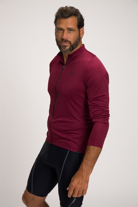 JAY-PI Rad-Trikotjacke, Bikewear, Langarm, QuickDry, Rückentasche