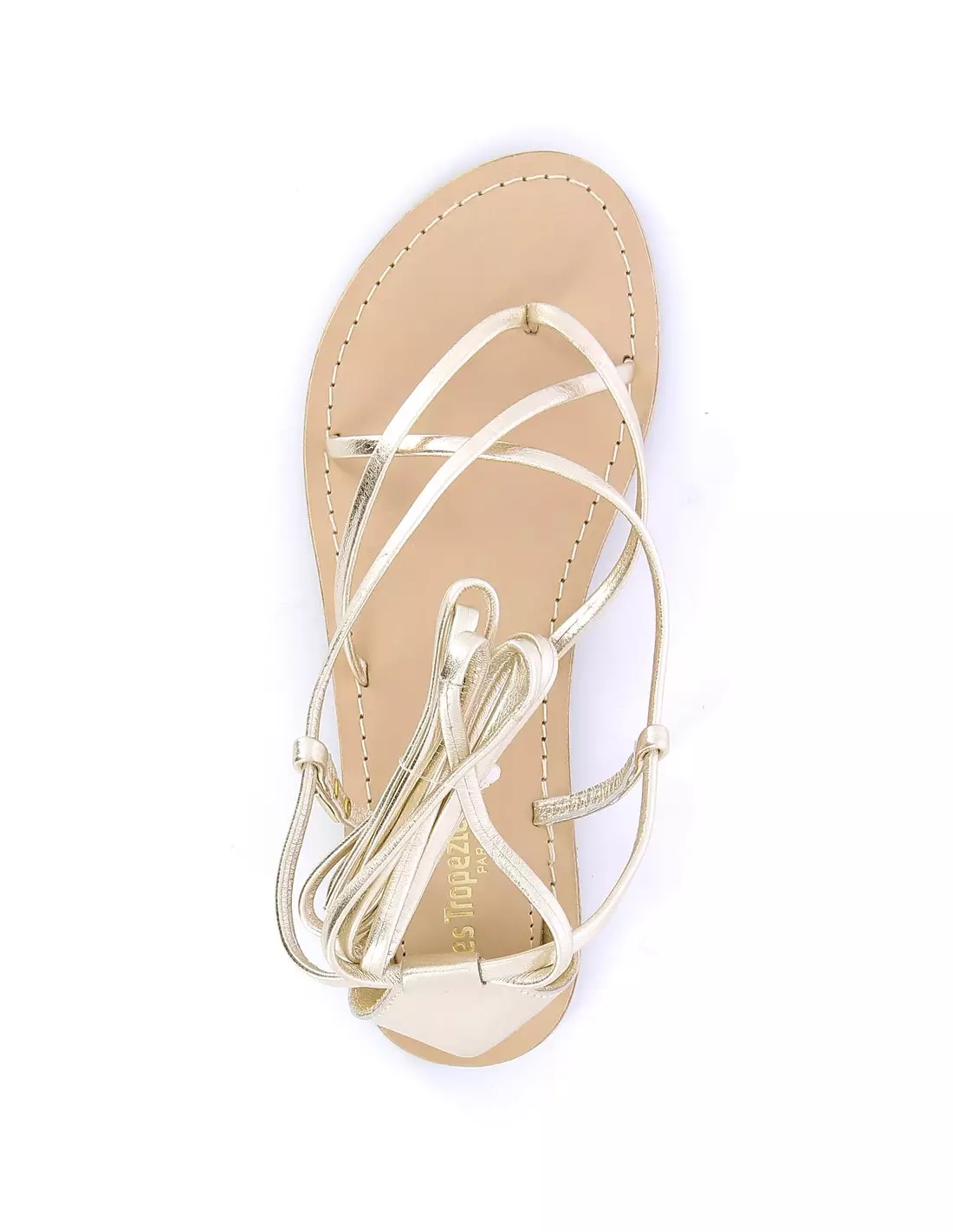 LES TROPEZIENNES DJOYA - Sandales & nu-pieds OR
