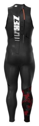 Combinaison Néoprène Z3rod Flex sans manches Noir Rouge