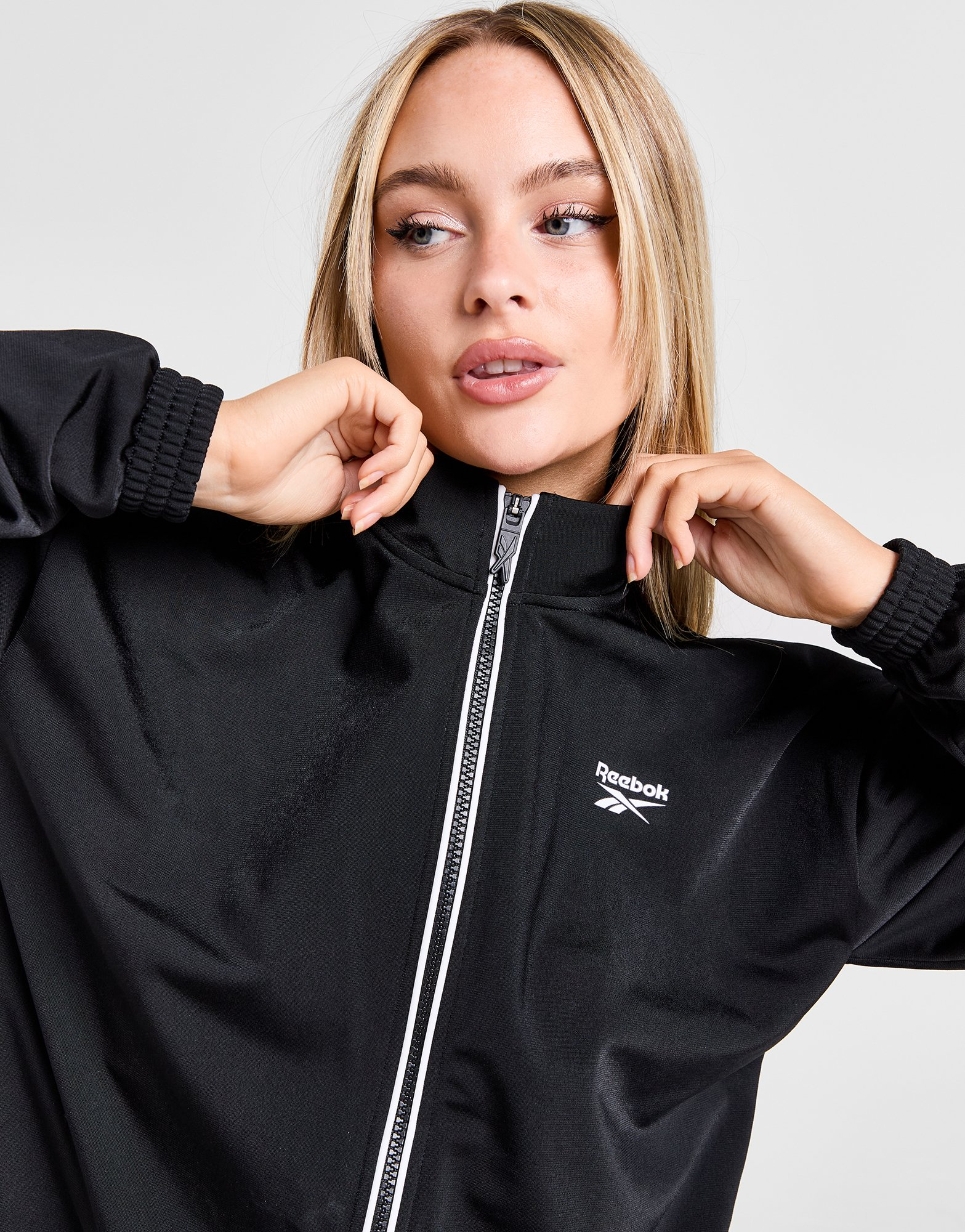 Reebok Haut de survêtement Zippé Tricot Femme