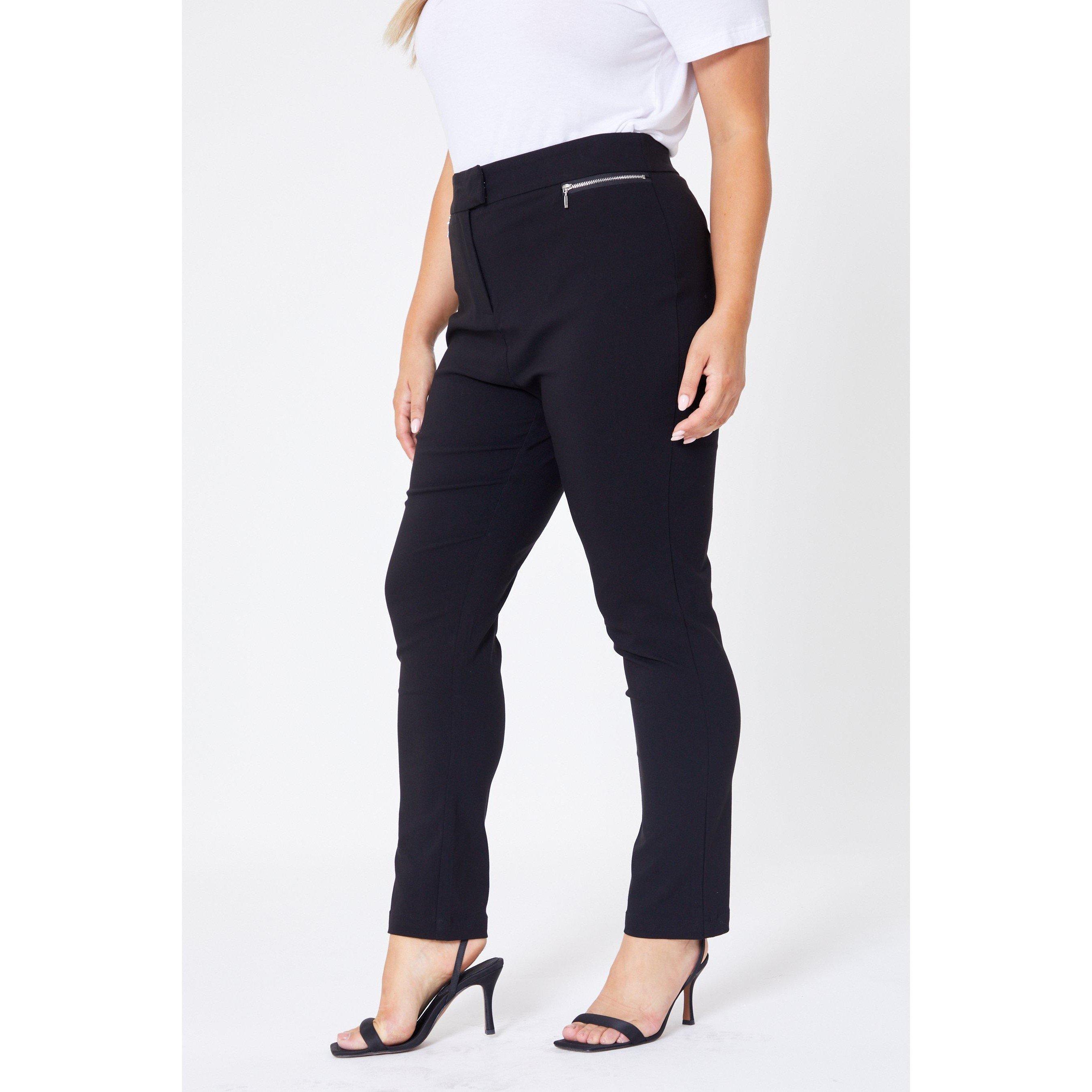 Be You Ladies Bengaline Zip Pocket Slim Trousers