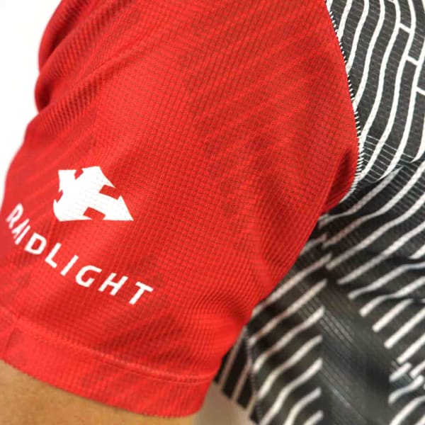 T-shirt trail RAIDLIGHT MC DYNAMIC SS TOP WHITE/NEO RED