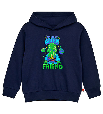 LEGO® Wear Kapuzenpullover - LWSaku - Dark Navy m. Alien