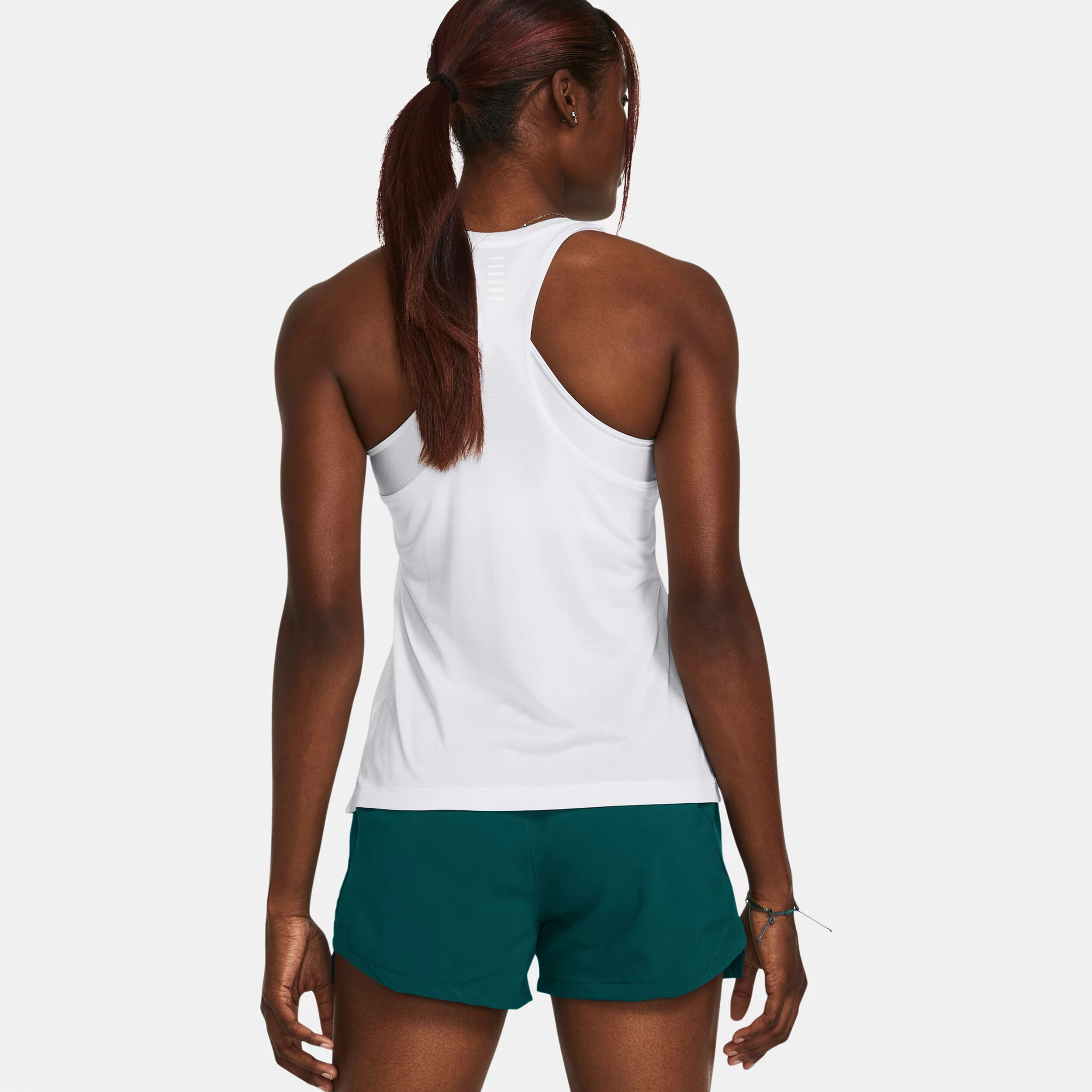 Under Armour Streaker Singlet Top De Course Femmes - Blanc