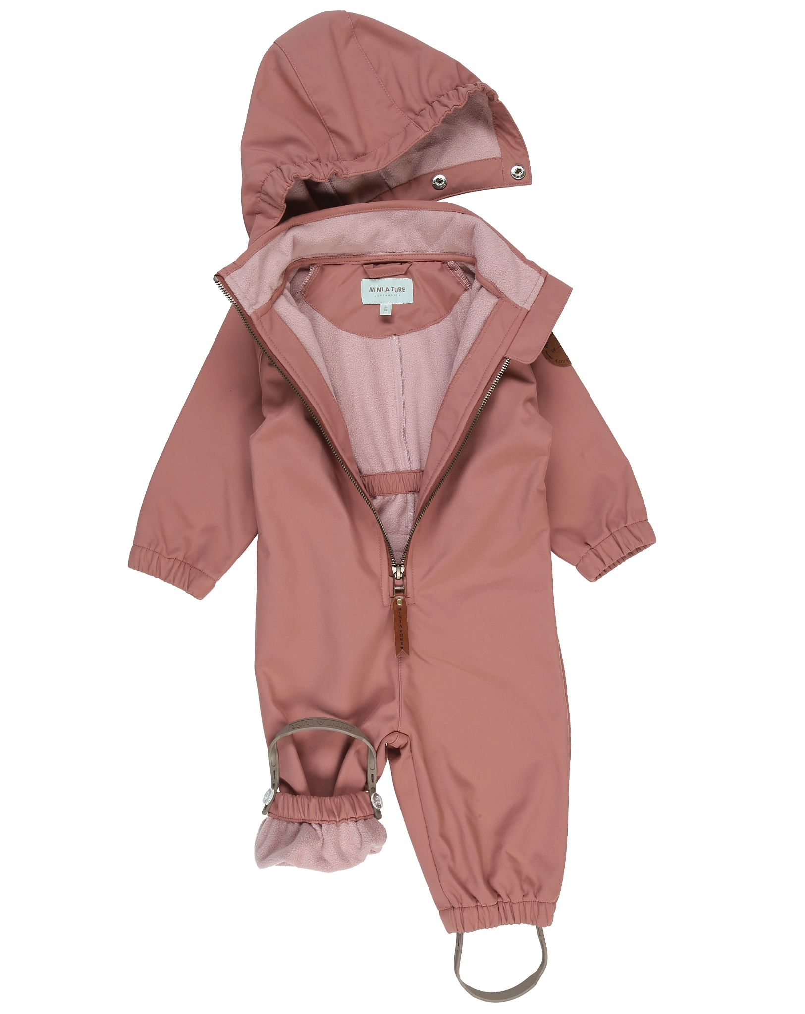 Softshell-Overall MATARNO mit Innenfleece in wood rose