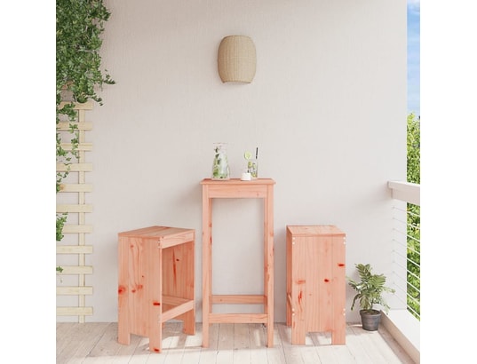 VIDAXL - Tabouret de bar Tabourets de bar 2 pcs 40x36x75 cm bois massif douglas