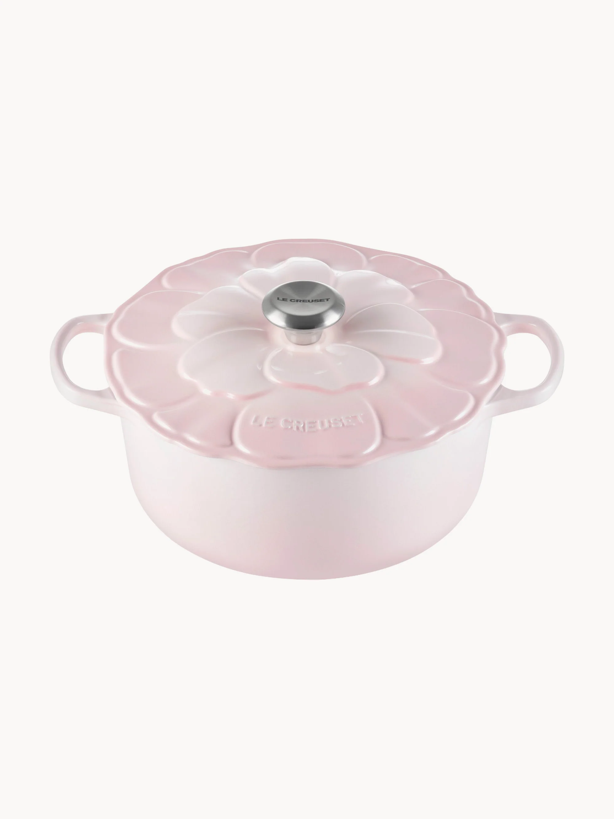 Ronde stoofpan Petal van gietijzer