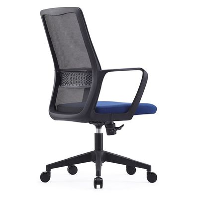 Fauteuil de bureau ZIGY - accoudoirs fixes - bleu