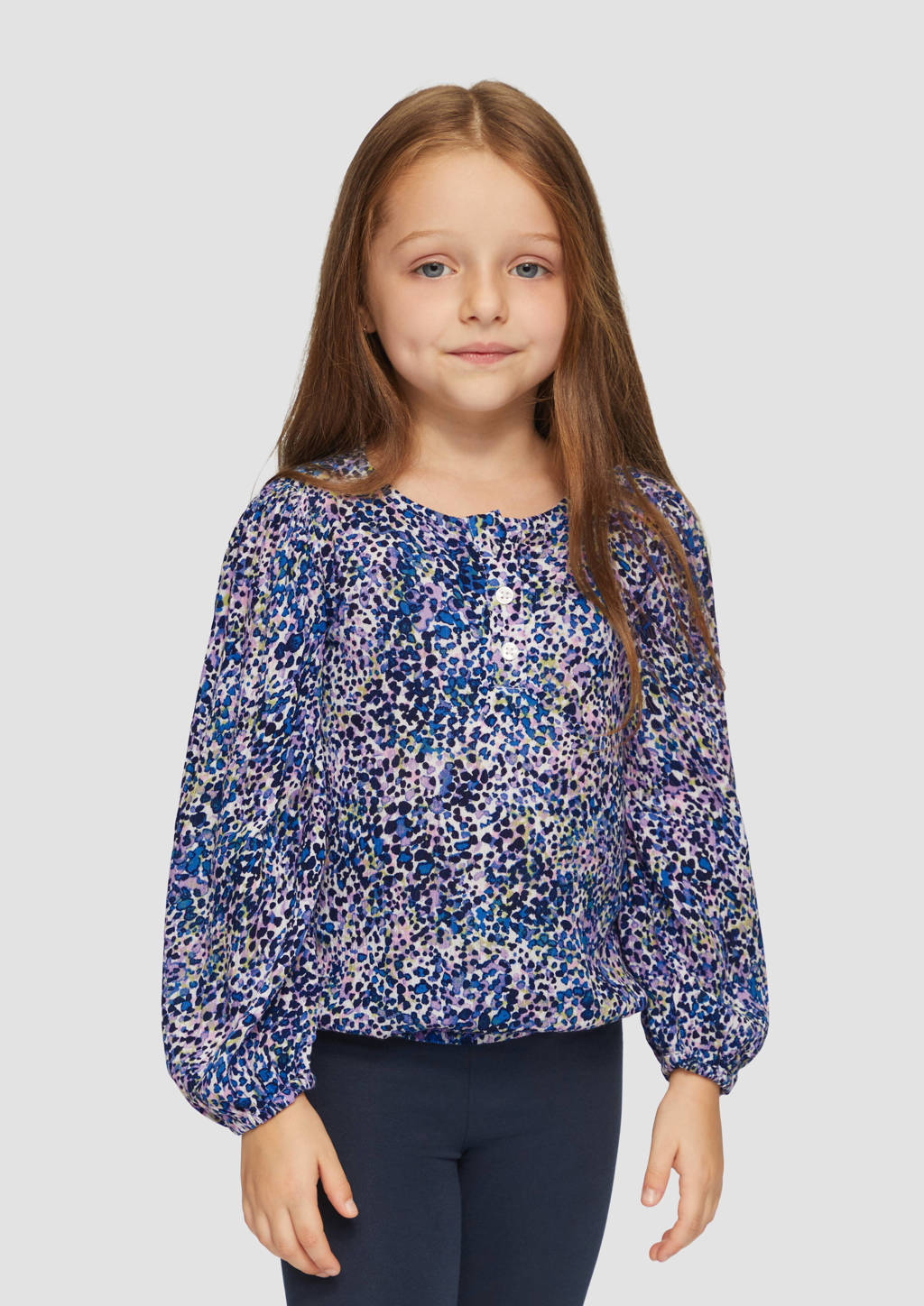 s.Oliver top met all over print multicolor