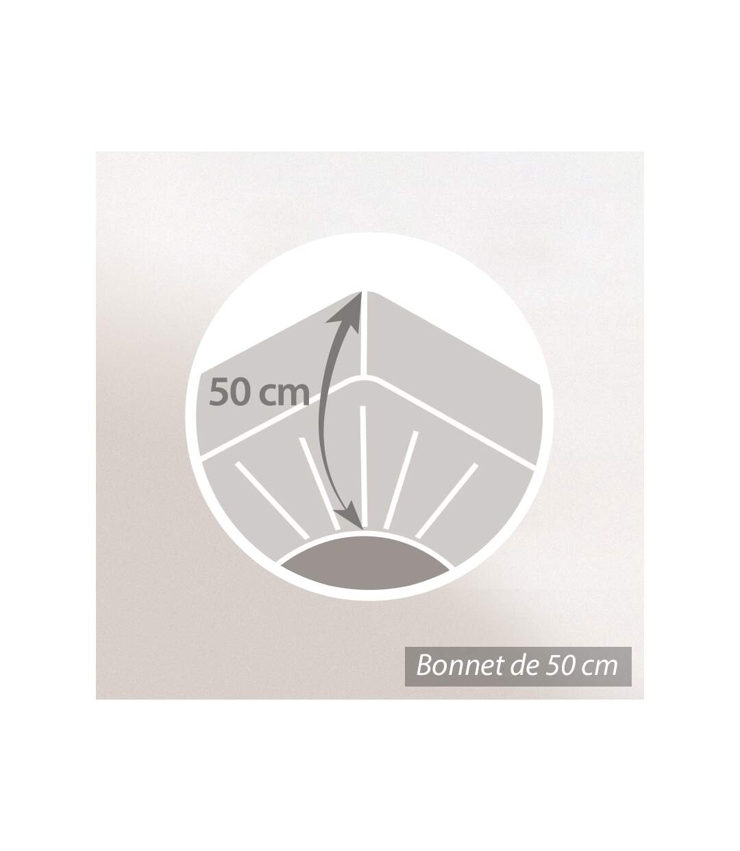 Protège matelas 90x220 cm ACHUA Molleton coton 400g/m2 bonnet 50cm