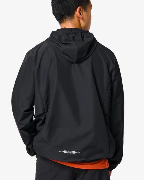 veste de sport coupe-vent homme noir