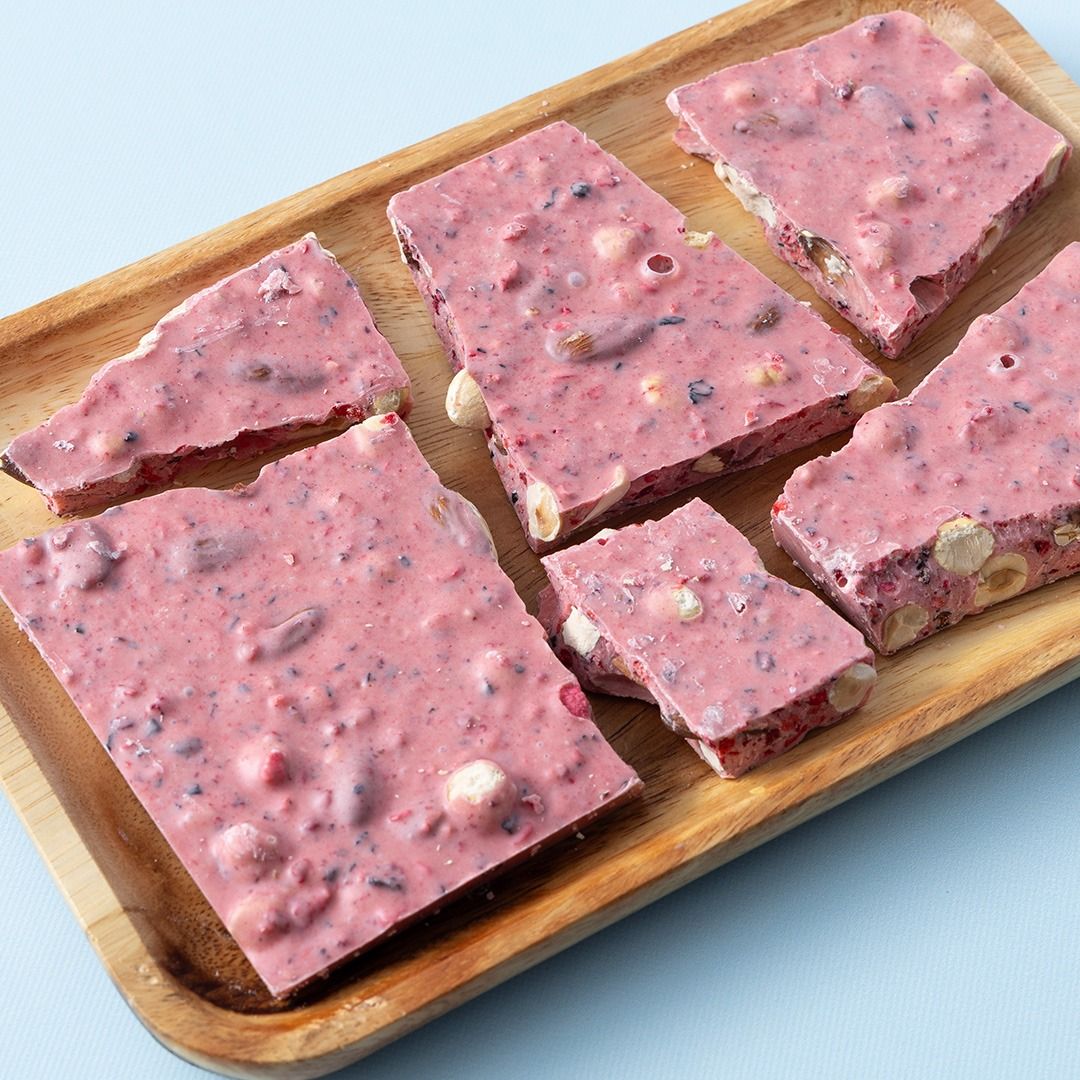 Chocolade rood fruit breekplaat brokken