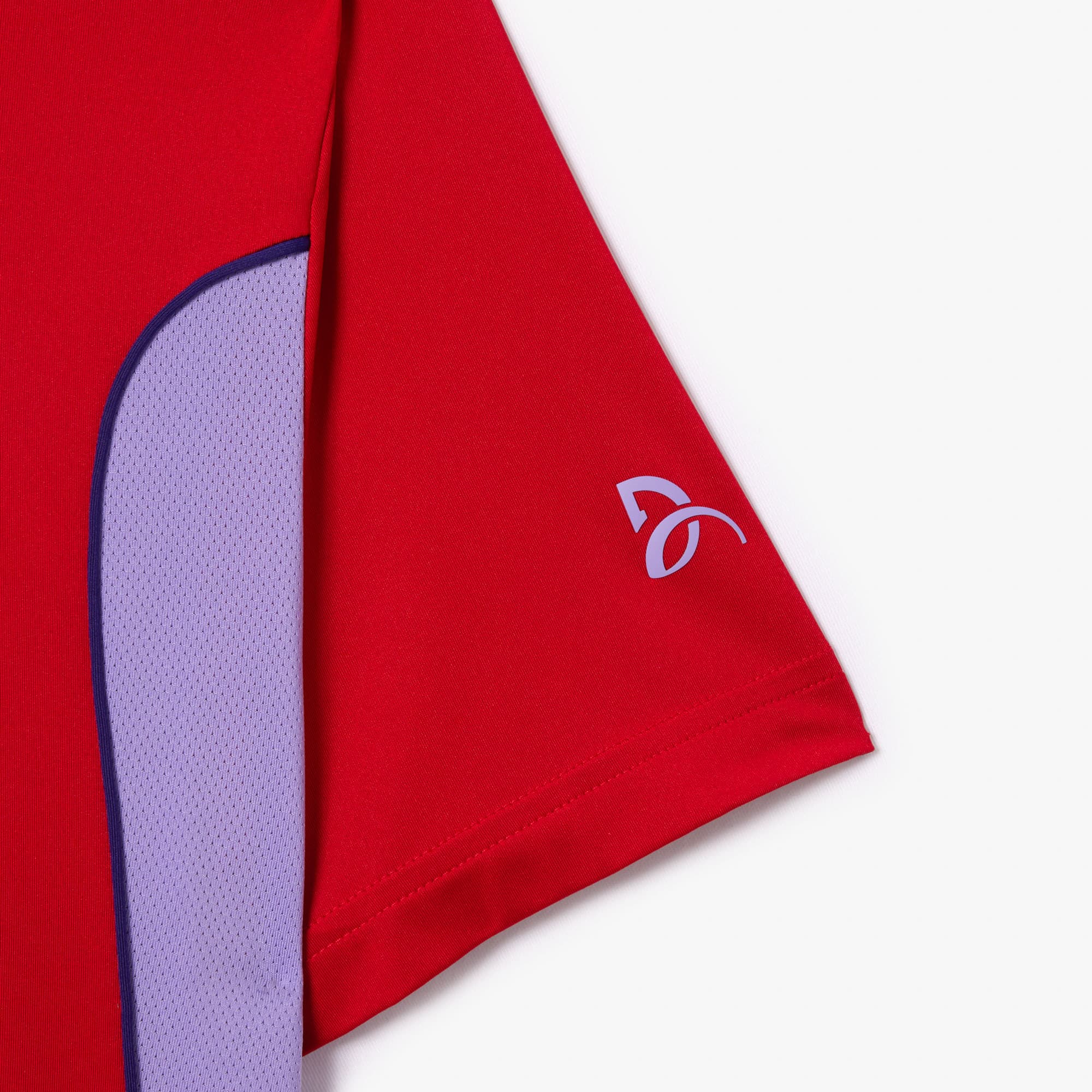 Colour-Block-Poloshirt LACOSTE SPORT x Novak Djokovic Kurze Ärmel - Rot - Lacoste - Herren