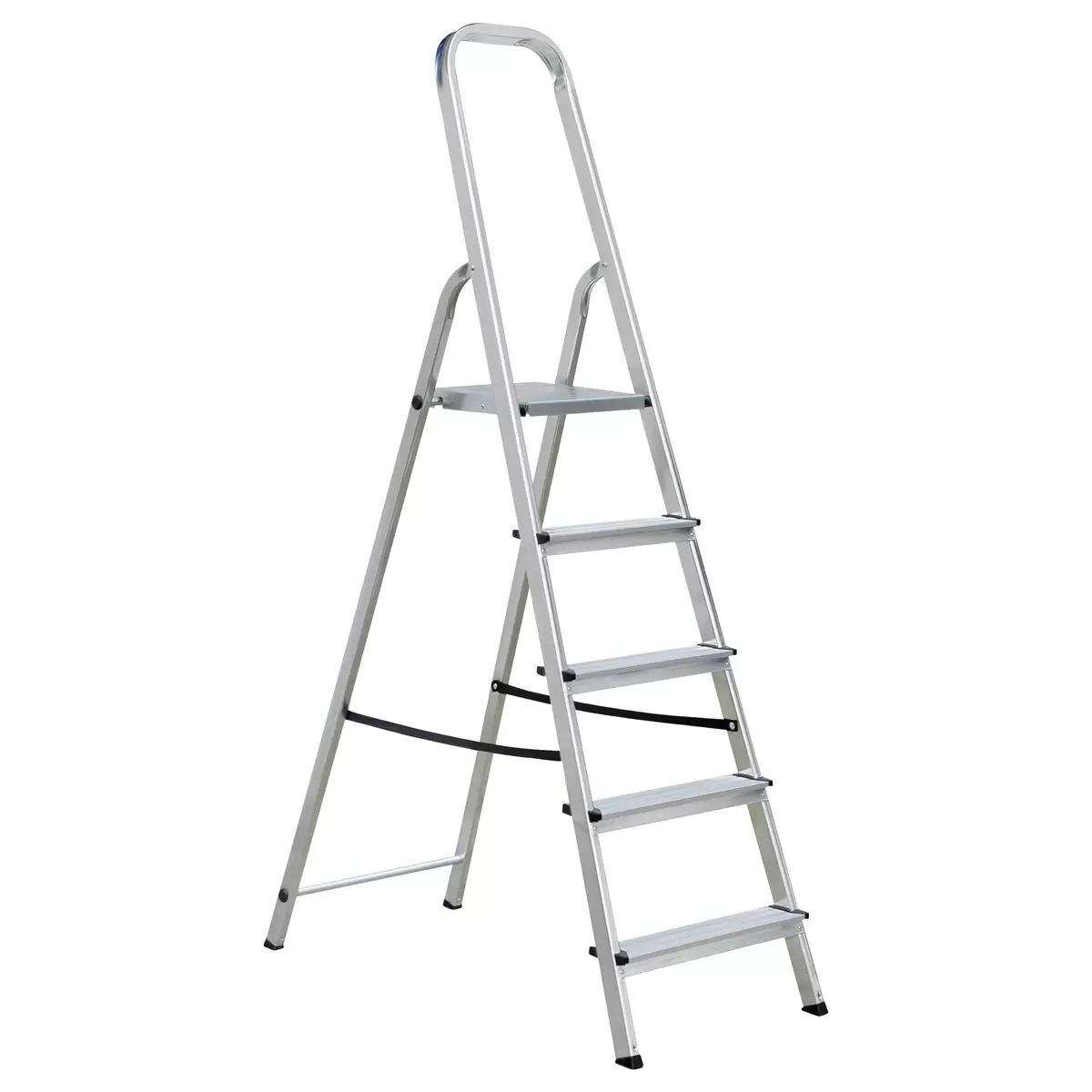 Aluleiter Homezone silber,schwarz