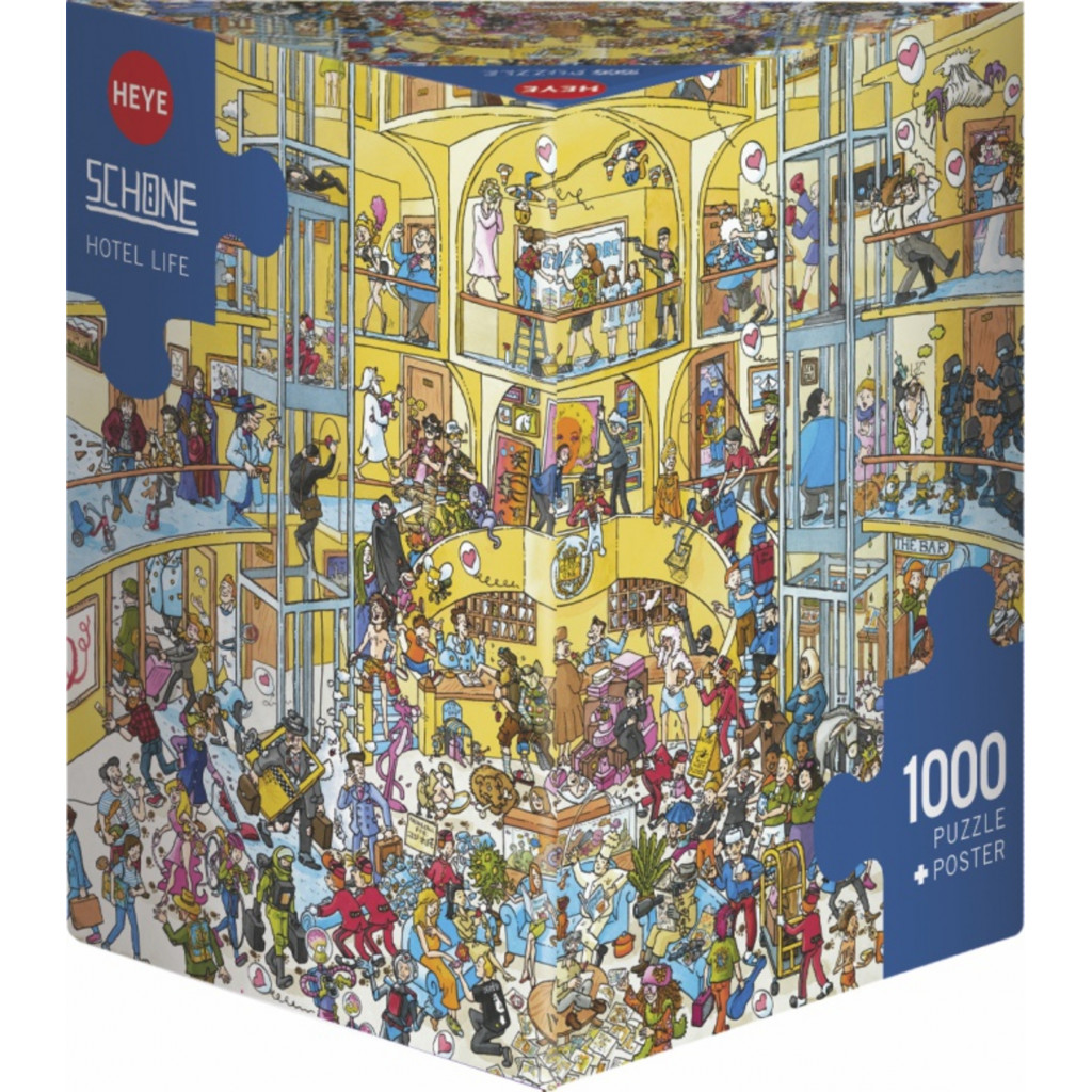 Puzzle - Hotel Life de Christoph Schöne – 1000 Pièces