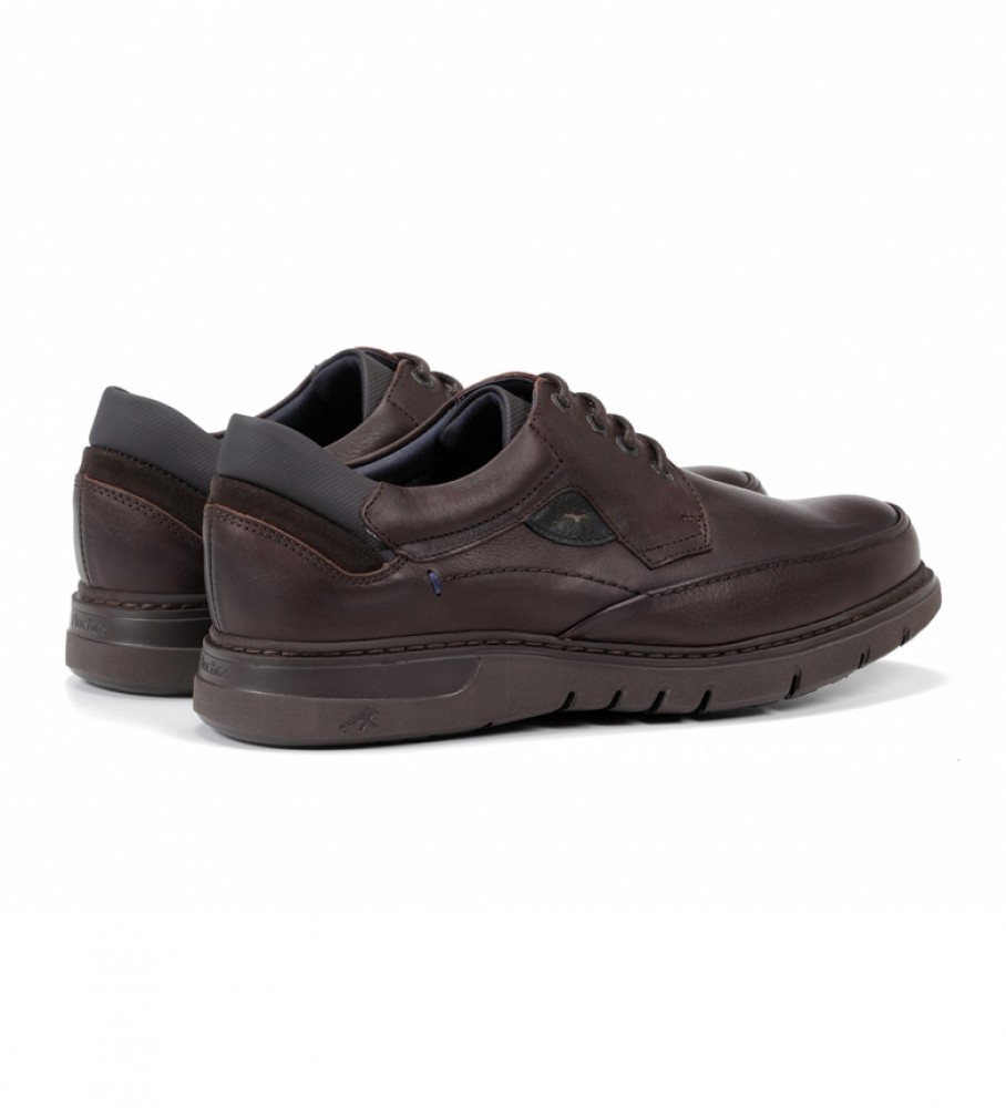 Sapatos Fluchos Celtic em couro F0248 marrom