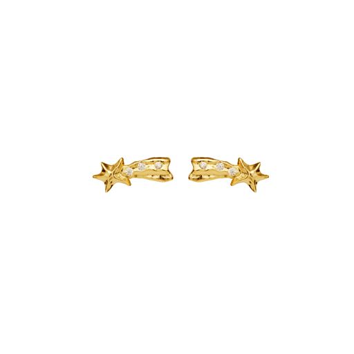 Maanesten Zeke Øreringe, Gold Plated