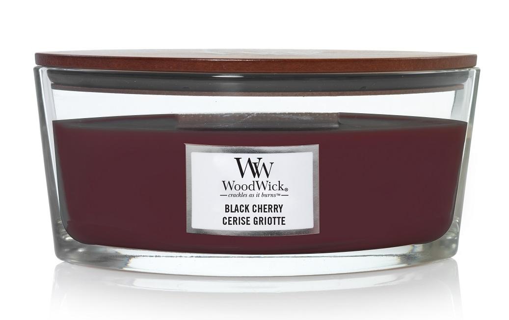 Woodwick Duftkerze »Black Cherry Ellipse«