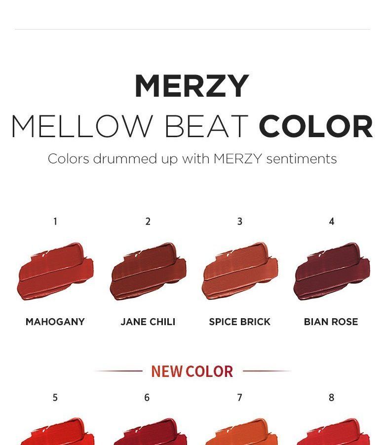 MERZY - Bite The Beat Mellow Tint - 8 kleuren