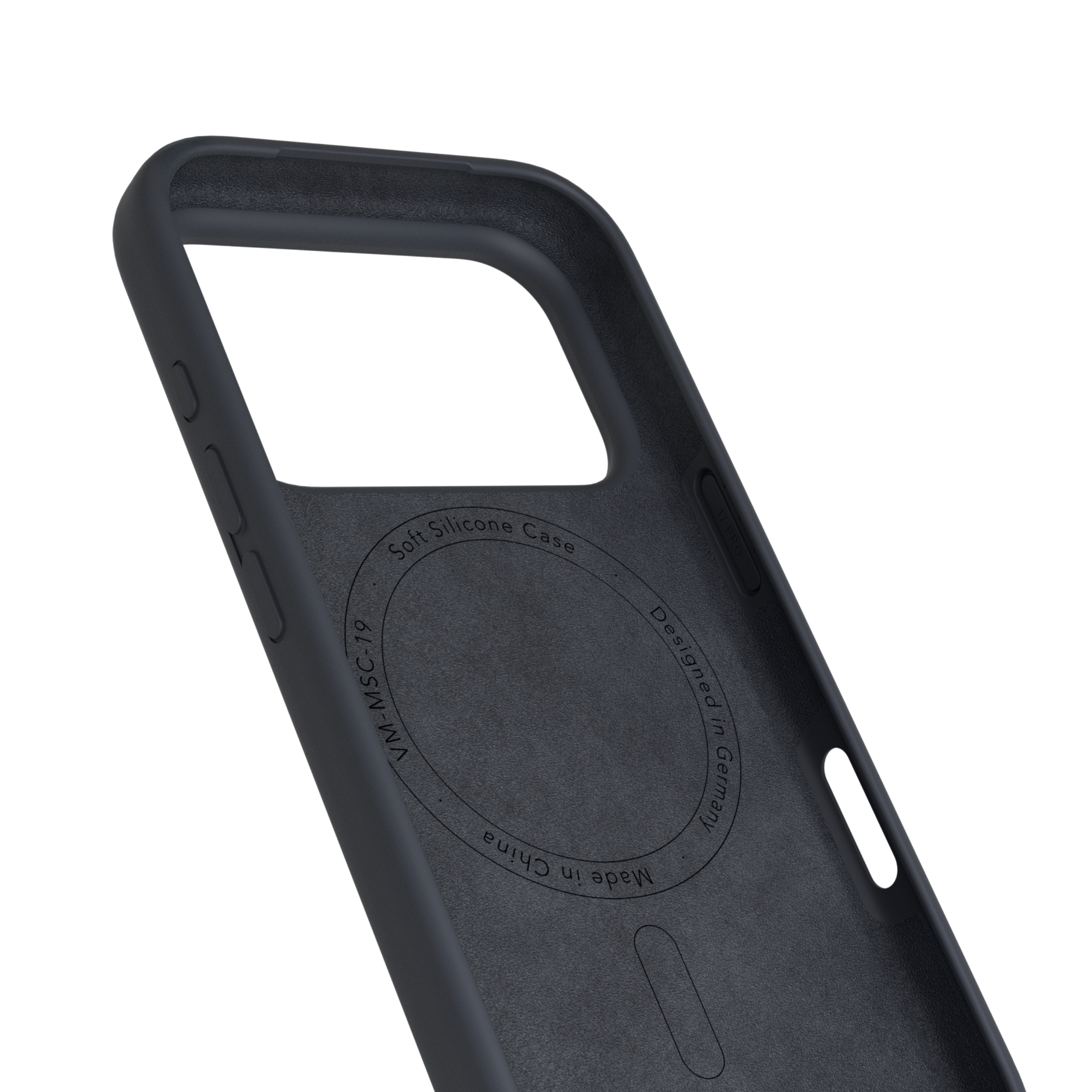 iPhone 17 Pro Max MagSafe Soft Silicone Hülle Case Recycled (MSC00100) - Navy
