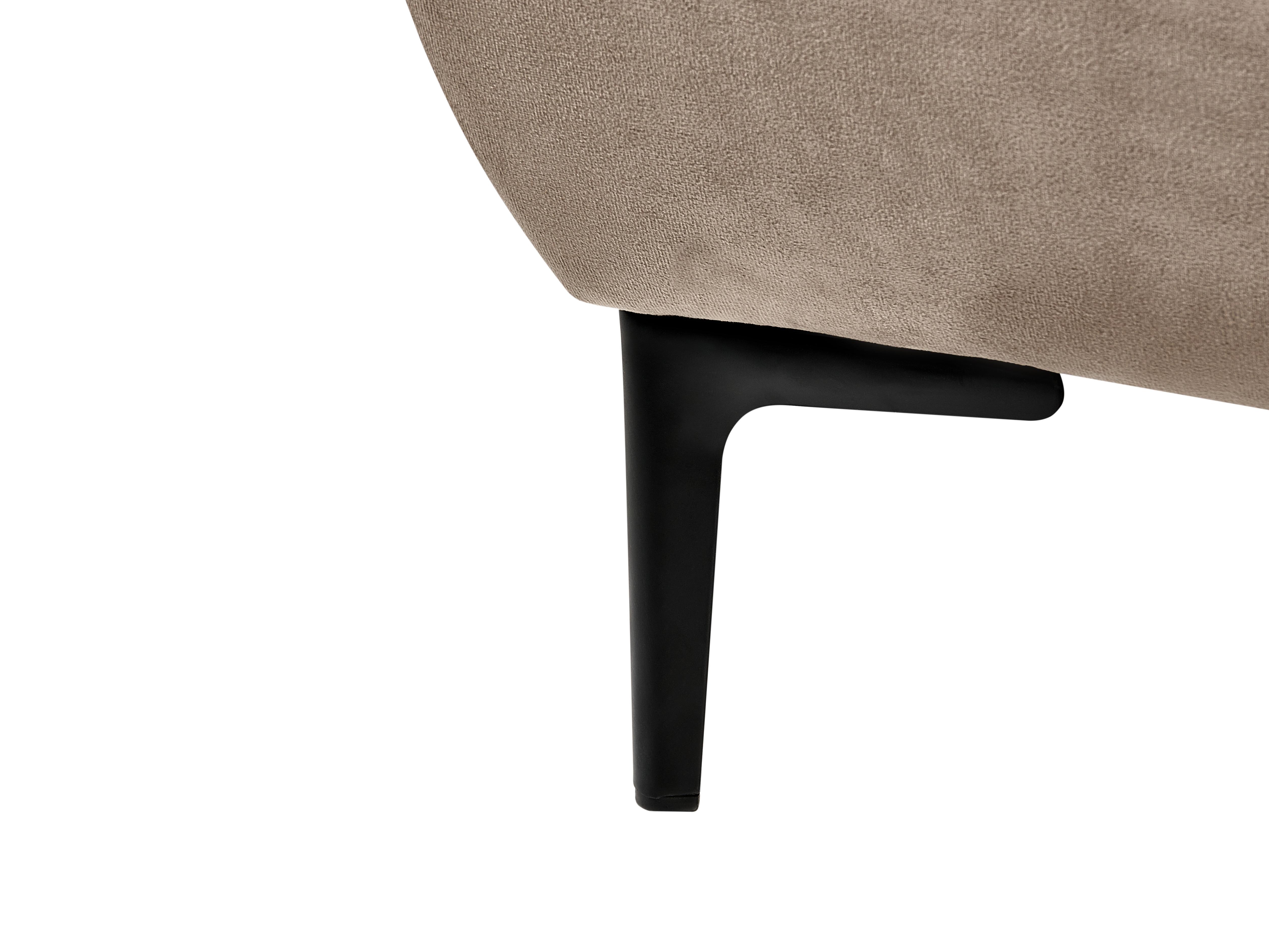 Bed Fluweel LESSAY 180 x 200 cm Taupe