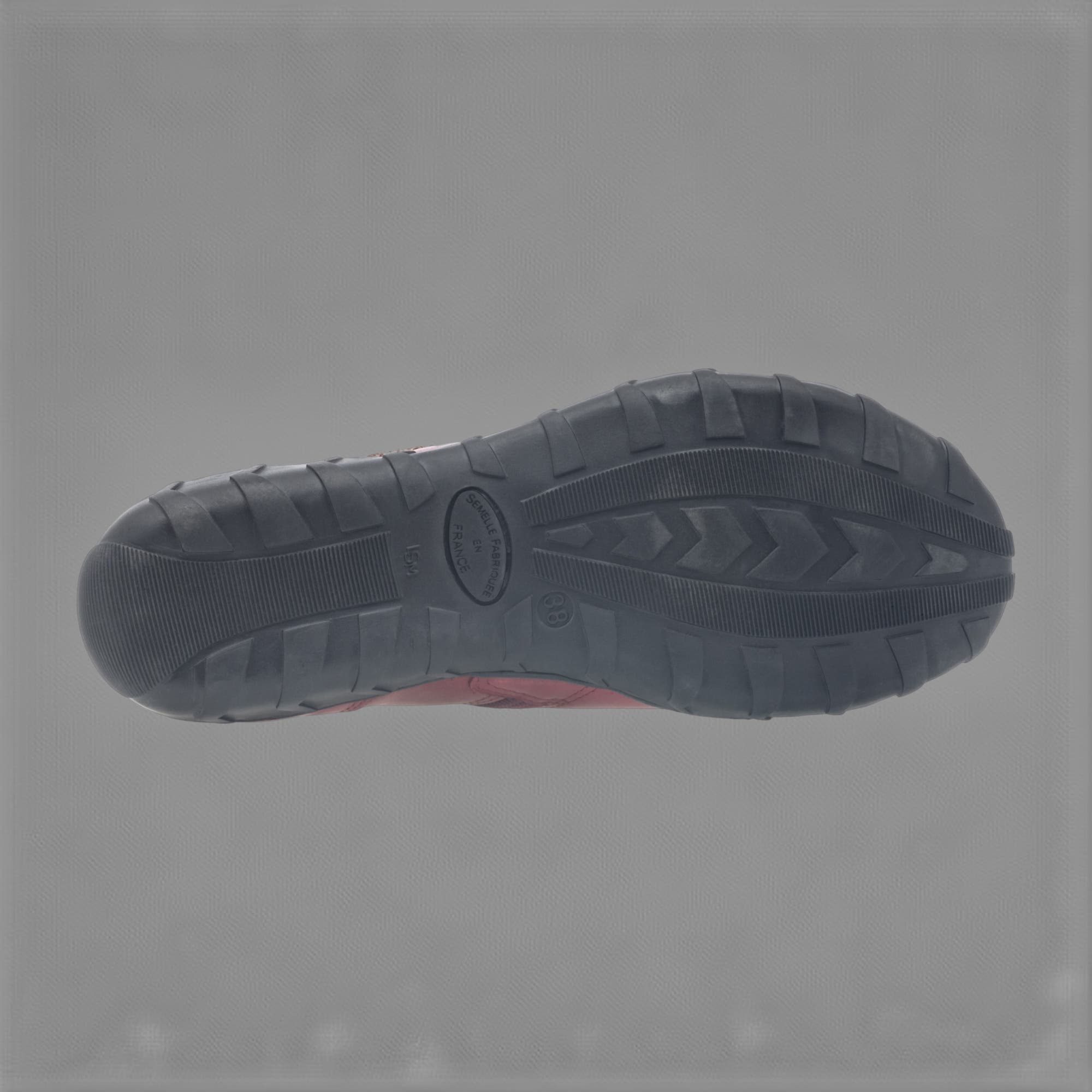 Baskets hautes Femme en cuir rouge