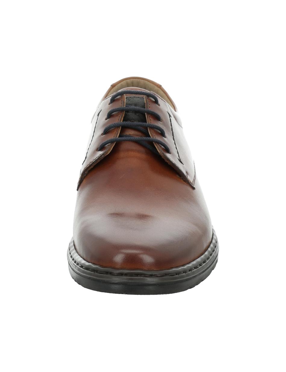 Halbschuh Alastair 01, cognac-kombi