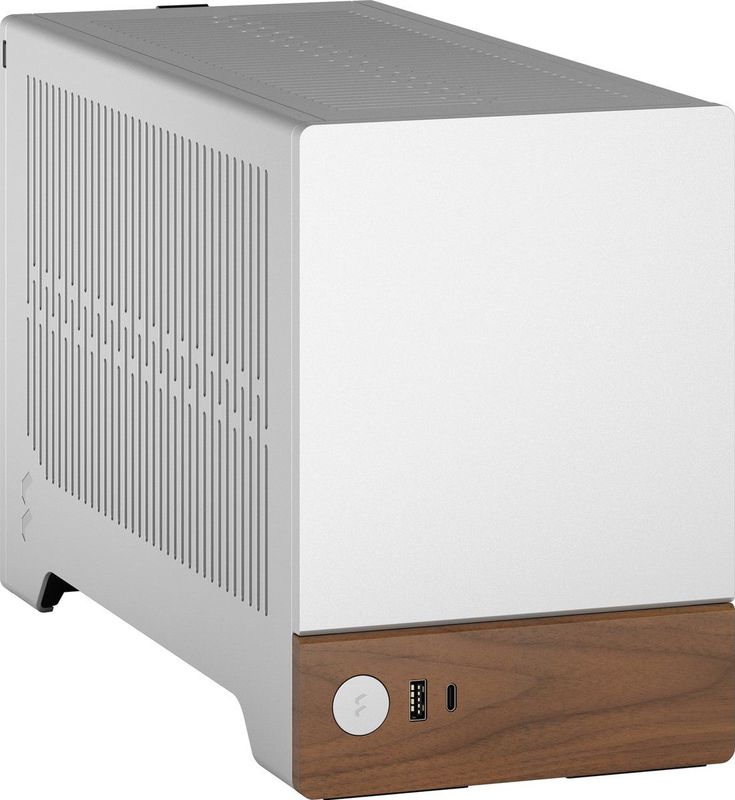 Fractal Design Terra Small Form Factor (SFF) Zilver Mini ITX Aluminium Hout