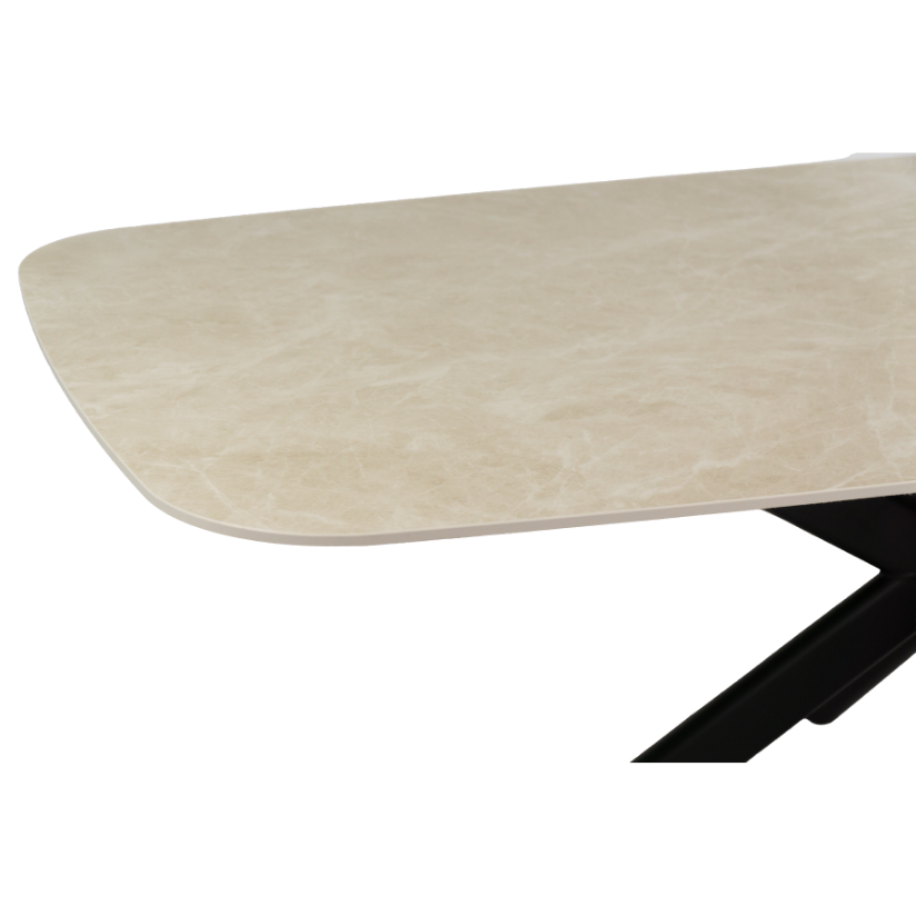 Eettafel Deens ovaal Fume 200x100 cm