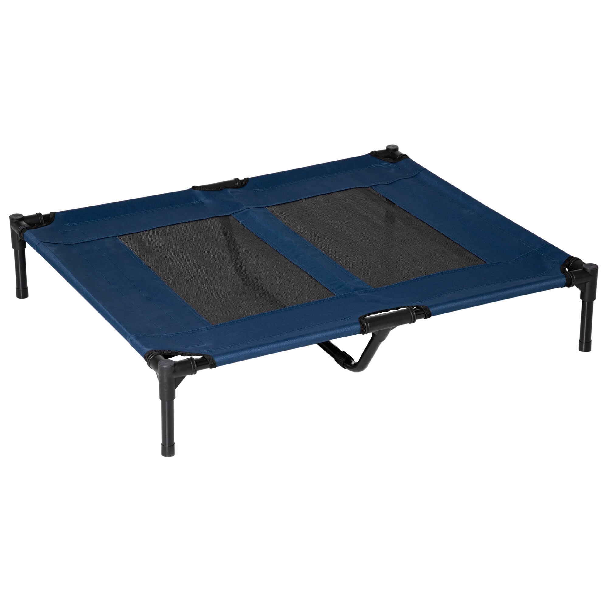 PawHut Hundeliege mit atmungsaktiven Bezug blau 92 x 76 x 18 cm (LxBxH)