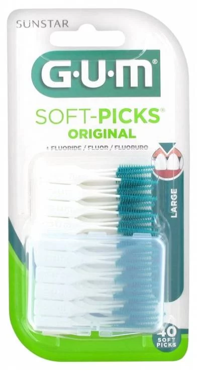 GUM Soft Picks Large 40 Unités