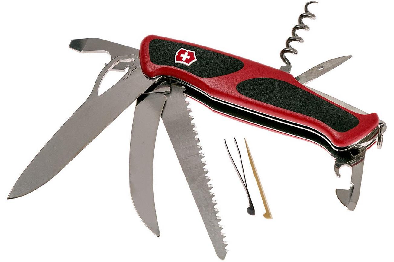 Victorinox RangerGrip 57 Hunter rood-zwart 0.9583.MC Zwitsers zakmes