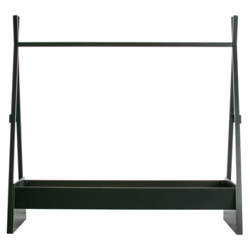 WOOOD Bed Joep 1- persoons grenen zwart (excl. bedlade)