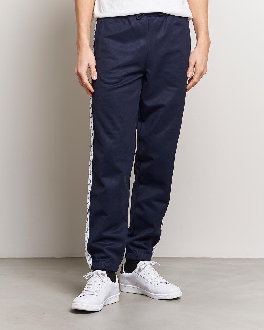 Fred Perry Taped Track Pants Carbon blue