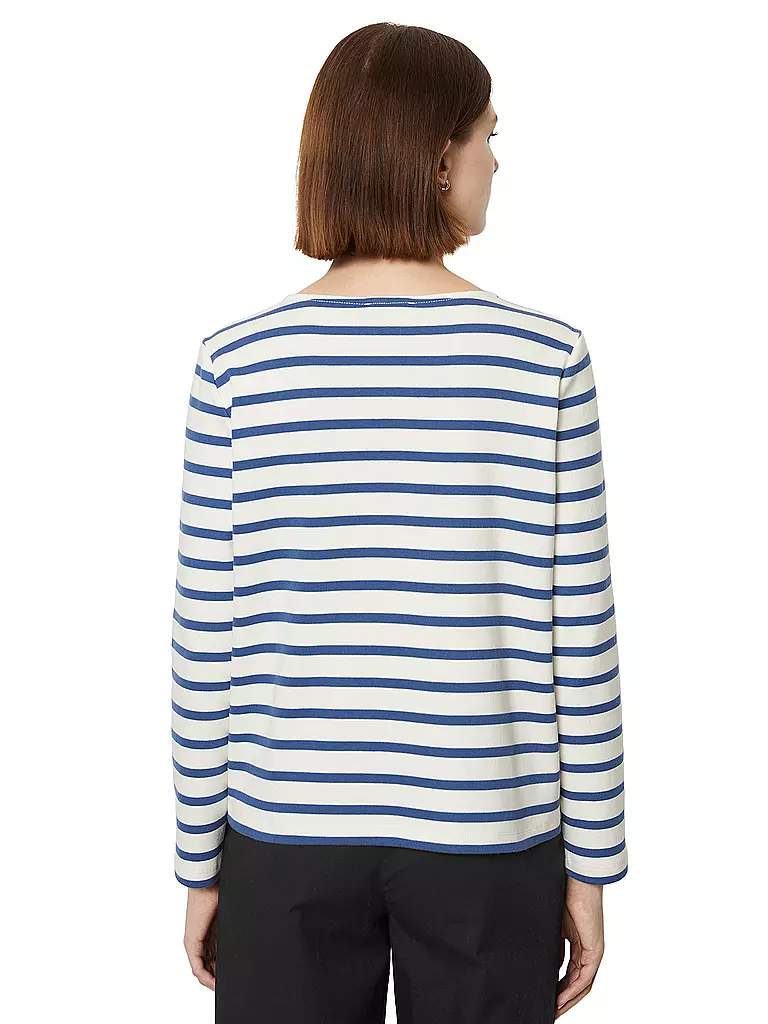 MARC O'POLO Langarmshirt blau