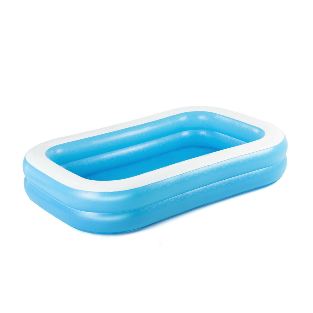 Bestway Familiebad Rechthoek Blauw 262 cm