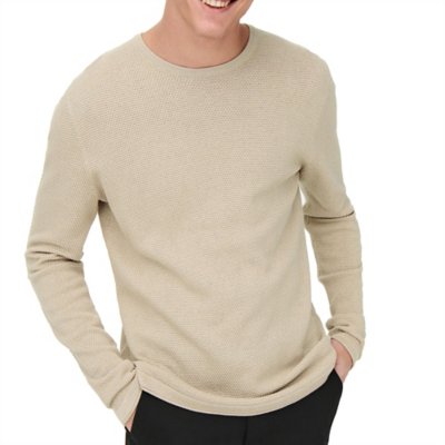 Pull homme Onspanter Life 12 Struc Crew Knit N ONLY AND SONS