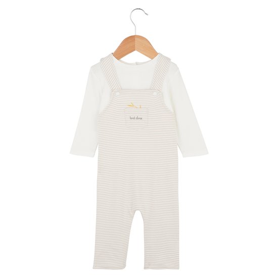 Ensemble salopette Petit Koala   Écru/Beige        de               Marèse