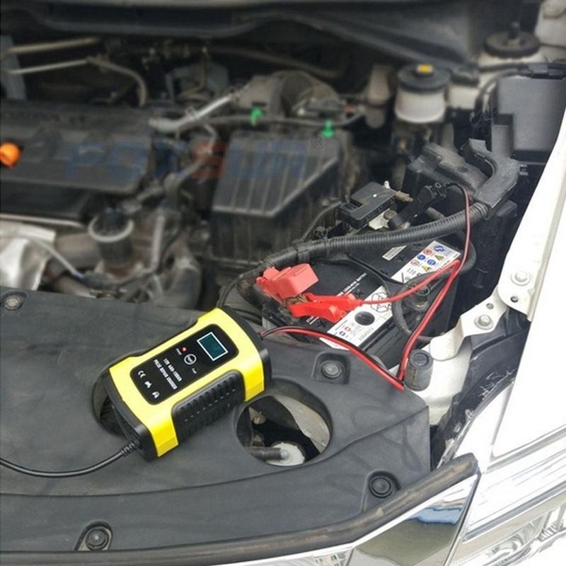 Acculader - Druppellader - 12V 6A - Reparatie Modus - Voor Auto Motor Scooter Boot Camper