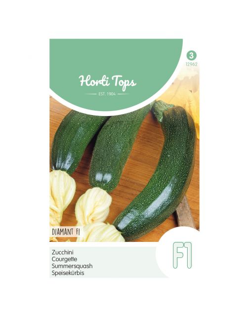 Hortitops Courgette Diamant F1 - Groentezaden - 2 g