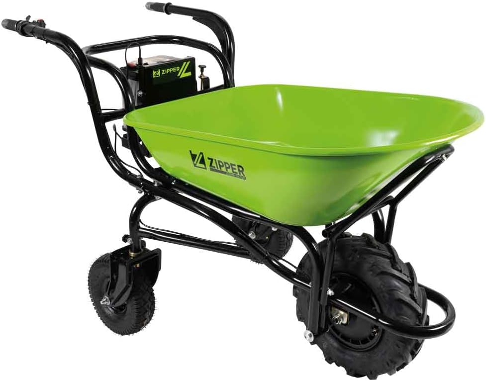 Zipper Profi Elektro Akku Schubkarre Motorschubkarre Minidumper ZI-EWB150-100L