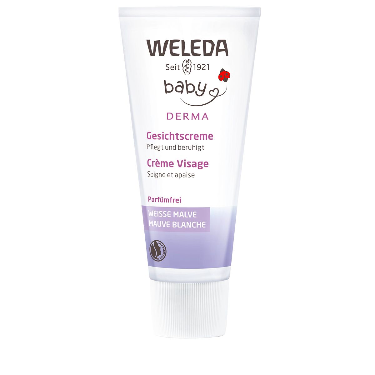 Weleda BABY DERMA Gesichtscreme Creme weisse Malve Tb 50 ml