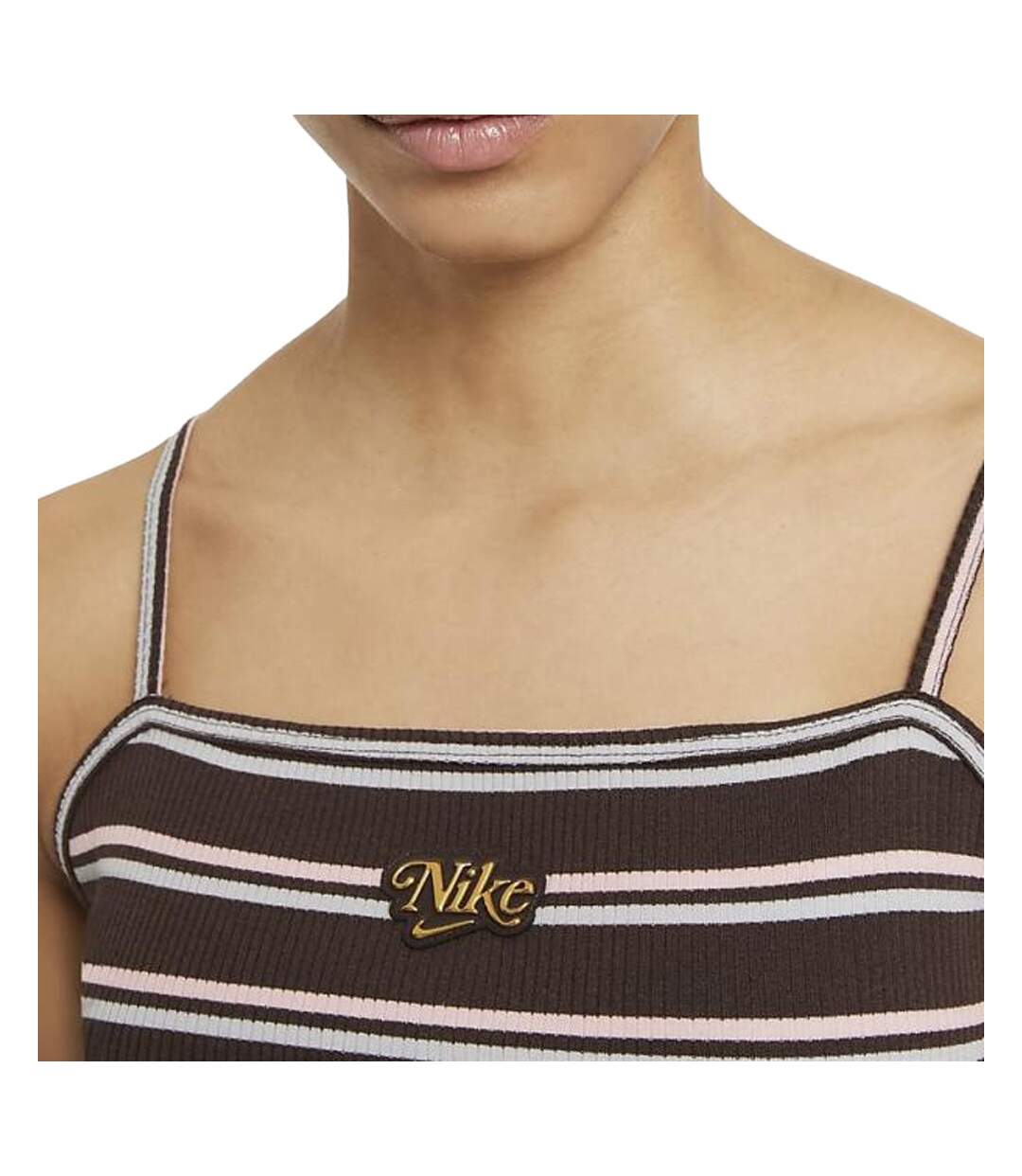 Robe à rayures Marron Femme Nike Dress Maxi