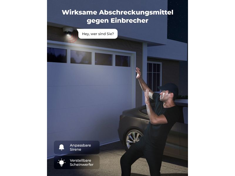 Reolink Netzwerkkamera P437 4K / PoE / 5xZoom Atemberaubende 4K-Videos, Tag & Nacht