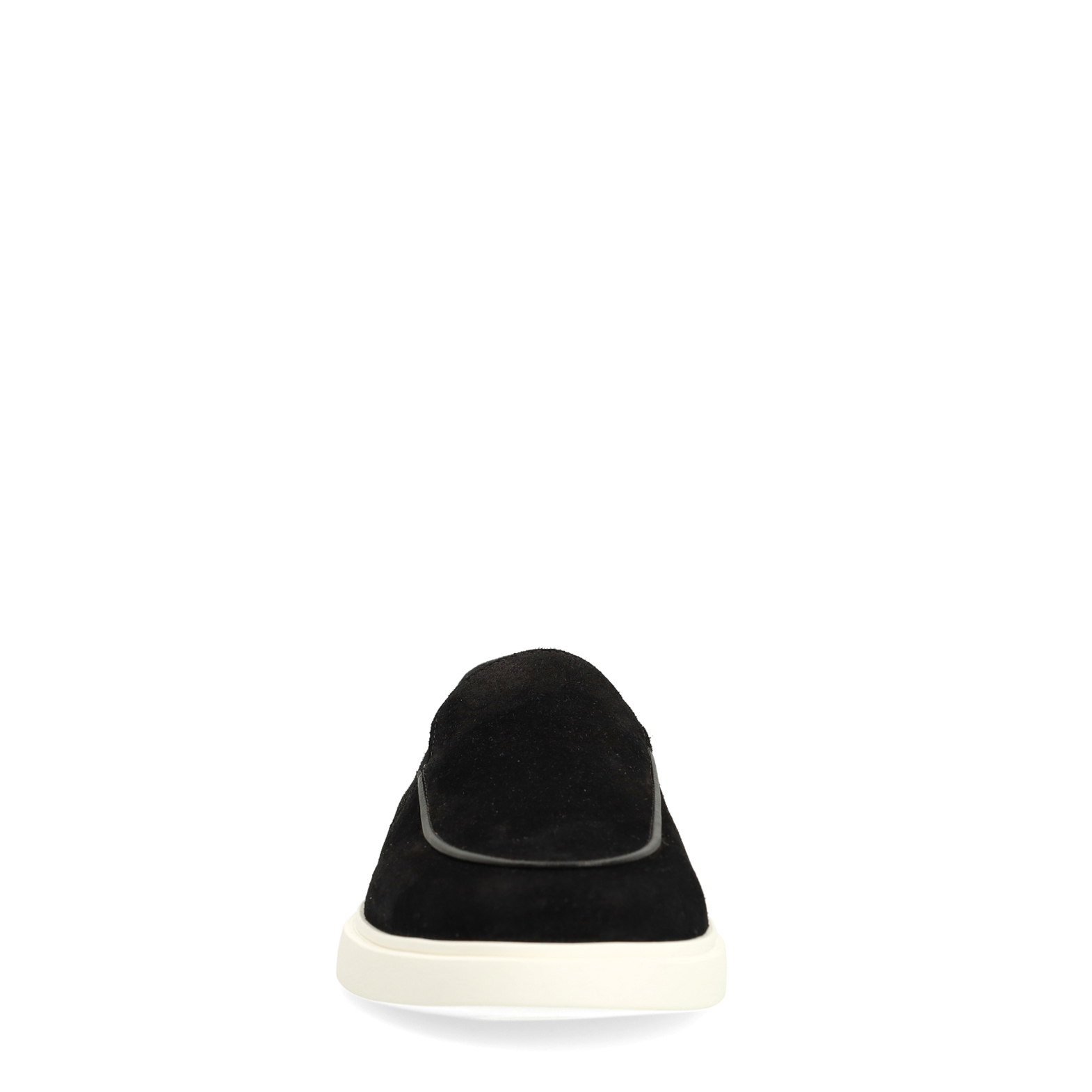 Zwarte suède loafers