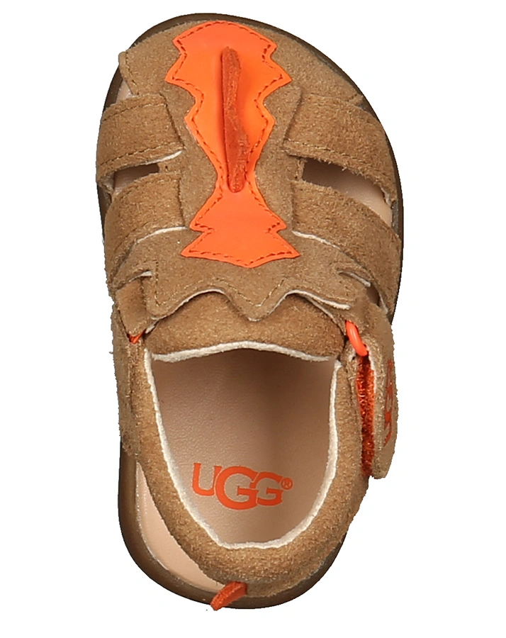 UGG® Sandalen ZARZAR mit Zehenschutz in hellbraun/orange