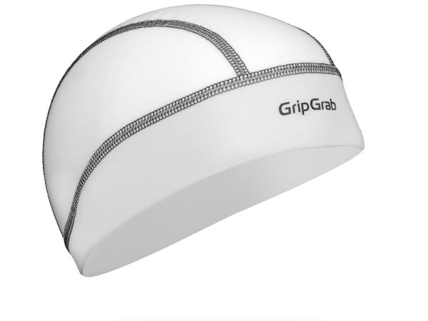GripGrab UPF 50  Summer Skull Cap, White