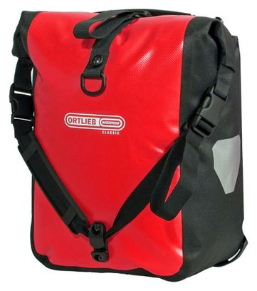 Paire de Sacoches de Porte-bagage Ortlieb Sport-Roller Classic Quick-Lock2.1 25 L Rouge Noir